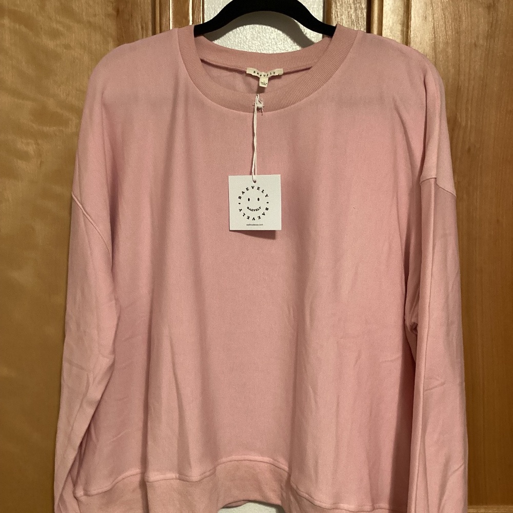 Baevely Sweatshirt, size L, pink, NWT